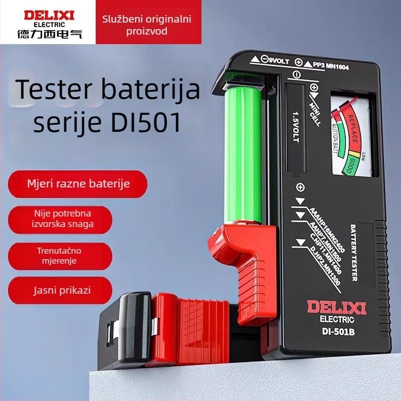 Delixi Mjerač Kapaciteta Baterije i Detektor Preostale Energije