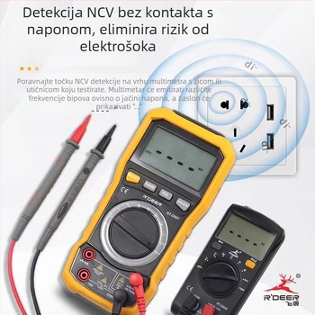 Multimetar s digitalnim zaslonom – visoka preciznost, inteligentan, univerzalni električni mjerni instrument za električare