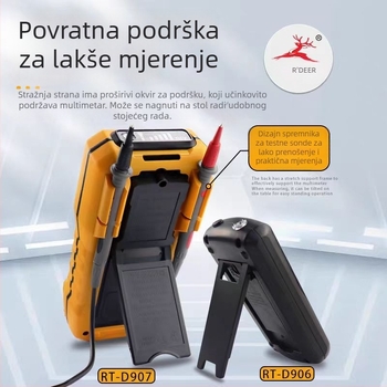 Multimetar s digitalnim zaslonom – visoka preciznost, inteligentan, univerzalni električni mjerni instrument za električare