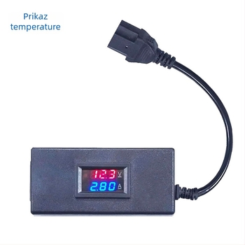 Detektor punjača za električna vozila s digitalnim zaslonom, raspon 5V-96V, mjeri struju i napon za inspekciju i održavanje