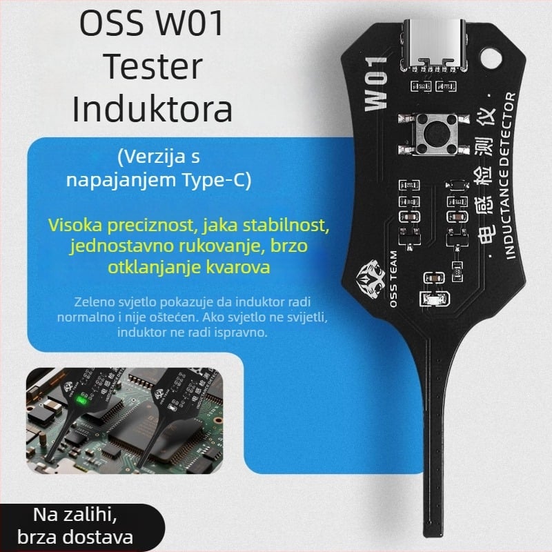 OSS tester za induktore za popravak mobilnih telefona – digitalna detekcija kvara na ploči i mjerenje elektromagnetske indukcije