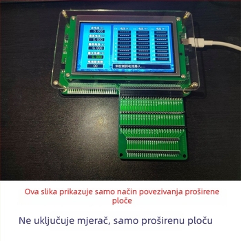 HD-002 Digitalni tester napona ćelije za baterijske pakete serije 1–24, dva mjerni raspona 0,3–9 V i 0,3–25 V, točnost ±0,003 V, napajanje 5 V 2 A.