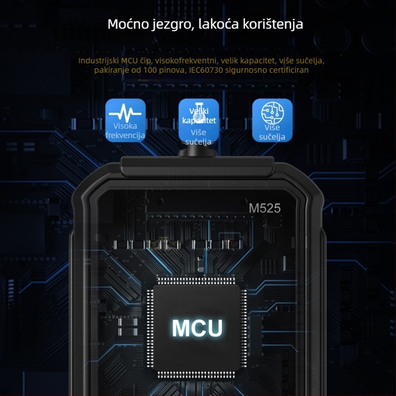 M525 OBD2 instrument za dijagnostiku motora, 9-16V, -20 do 65°C, kompatibilan sa svim modelima