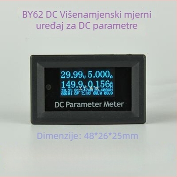 BY62 OLED 0-100V DC voltmetar i ampermetar, temperatura, test kapaciteta baterije