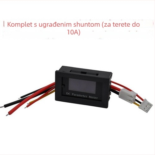 BY62 OLED 0-100V DC voltmetar i ampermetar, temperatura, test kapaciteta baterije
