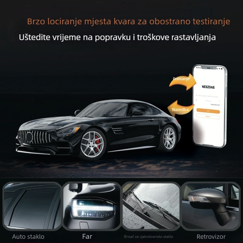 Alat za OBD dijagnostiku vozila s novom energijom, dijagnostika trostrukog električnog sustava, Tesla način održavanja velikog zaslona, 12V, model Z5, Humzor