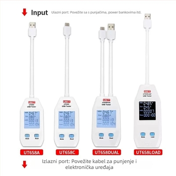 UT658 digitalni instrument za mjerenje napona, raspon mjerenja 3–9 V, ulazni napon 3–9 V, izlazni napon 5 V
