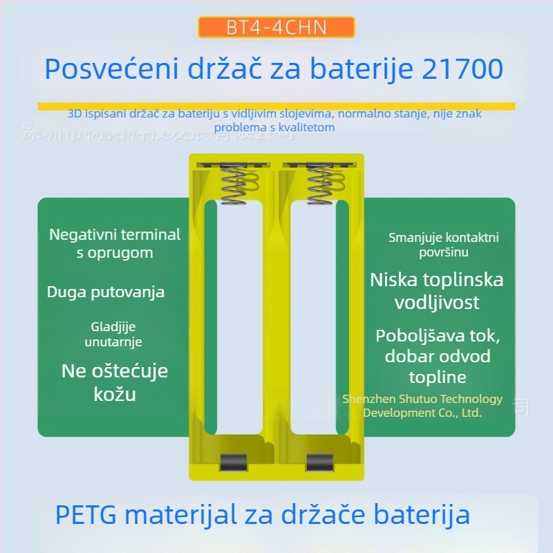 Četverokanalan mjerni uređaj za unutarnji otpor i kapacitet litijskih ćelija 21700/18650, za dvije ćelije – punjenje, pražnjenje i starenje