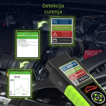 Automobilski dijagnostički instrument BT400, 8-30V, -10 do 50°C, dijagnostika motornih vozila, prilagodljivo procesiranje