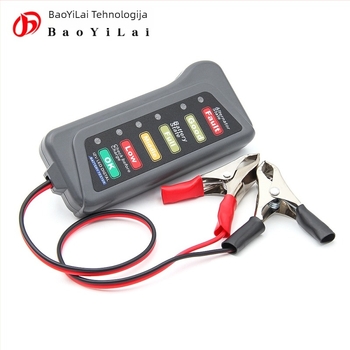 Automobilski tester baterije 12V – Dijagnostički instrument za bateriju, raspon napona do 16V, radna temperatura -20°C do 80°C, Model: 12V battery tester