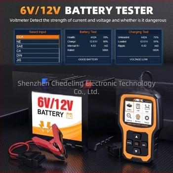 Ancel AD410Pro automobil OBD-II motorni dijagnostički alat, 6-12V baterijski analizator, međunarodna verzija