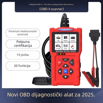 Automobilski instrument za dijagnostiku kvarova T300 – OBD2 čitač kodova motora, 8-30V, 20-60°C, pogodan za benzinska vozila