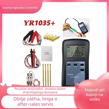 Tester unutarnjeg otpora 18650 litijske baterije, 100 V, četverovodna metoda, model Yr1035