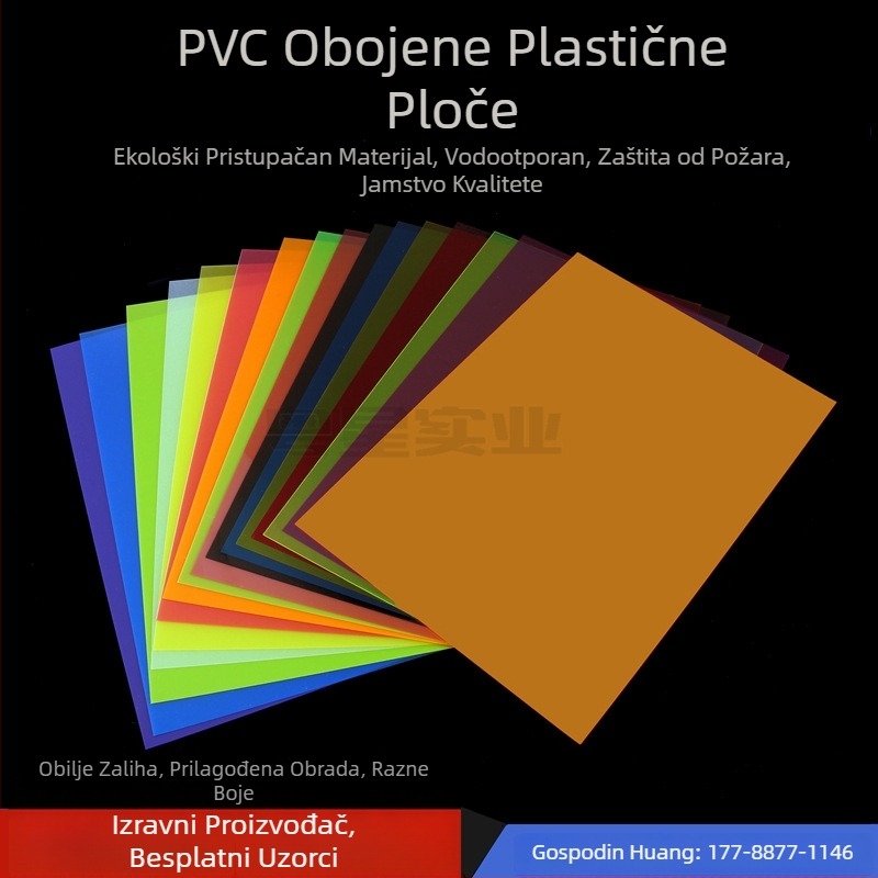 PVC/PP list, proziran 0.3 mm i mat 0.5 mm, za otisak i laminiranje