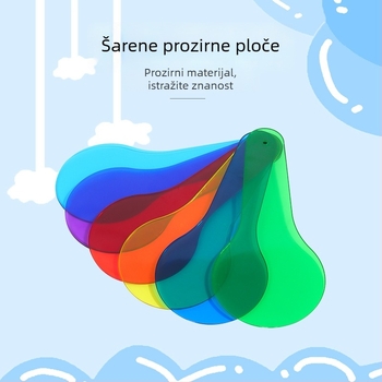 Ploca za filtriranje svjetla za nastavne pomagala – prozirni materijal, namijenjena poučavanju, neograničen opseg primjene