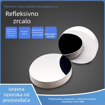 SZ-KT-FS-01 Plošno zrcalo za optiku i laserske sustave; materijali: float staklo / optičko staklo / K9 / kvarc / safir; oblik: kružni / kvadratni / prilagodljiv; debljina: 0.21–2.0 mm; glavna primjena: industrijske leće i izvor svjetla u jednoj skupini