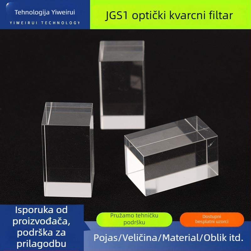 JGS1 Far-UV optički filtr kvarcnog stakla za prozor, visoka temperaturna otpornost, model JGS1, šifra proizvoda 6191538