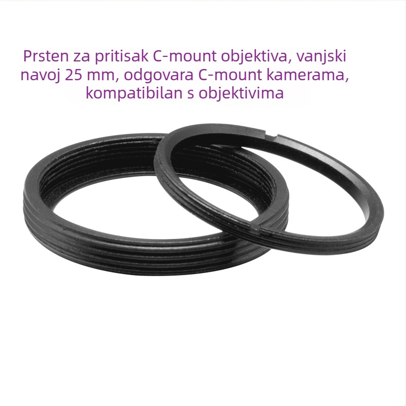 Industrijski okvir filtra za objektiv za M30.5, 25.4, 25.5, 27, 35.5, 37, 43 i 52 mm – C-mount