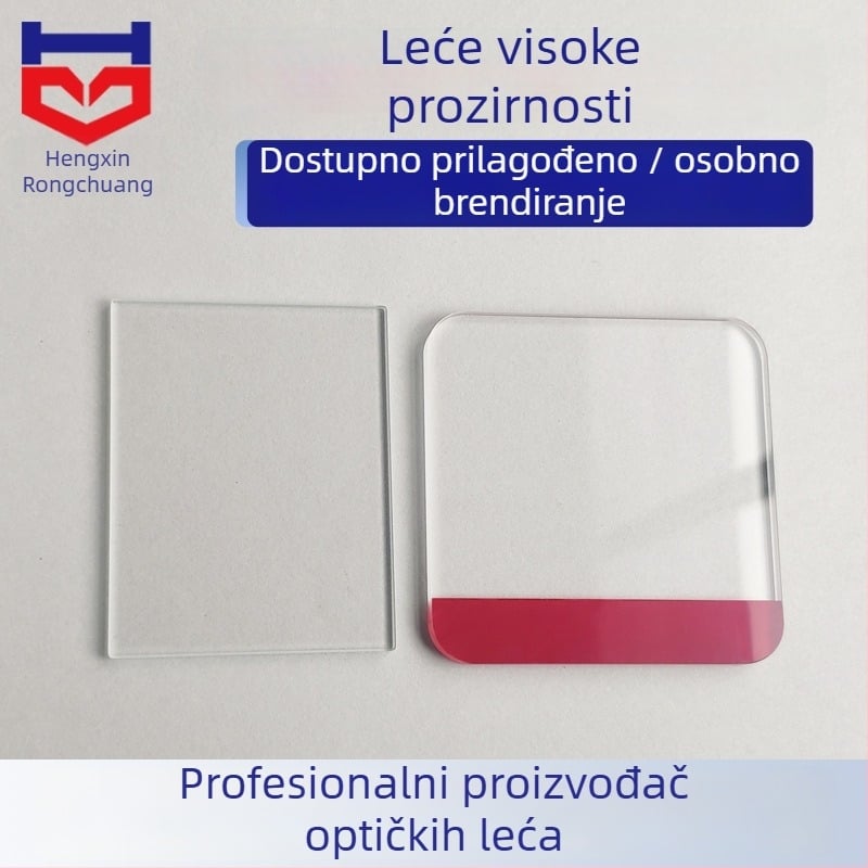 Visoko propuštni optički filter, prilagodljive veličine i oblik, opcijski privatni tisak, staklena optička prozorska ploča