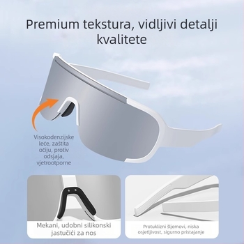 Ciklističke naočale za outdoor planinarenje s UV zaštitom, otporne na vjetar i pijesak, model 985, Tingxuan