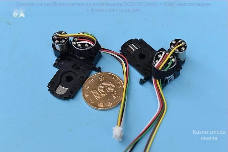 Pribor za optičke instrumente: zatvarač, podešavanje DC3V–DC5V, otvor + filter, dvostruki rotirajući elektromagnet, broj jezgri: 38P