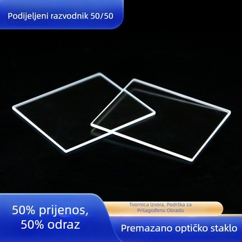 55% beam splitter za optičke instrumente, visoka preciznost, bez duhova slike, s mogućnošću vlastite marke