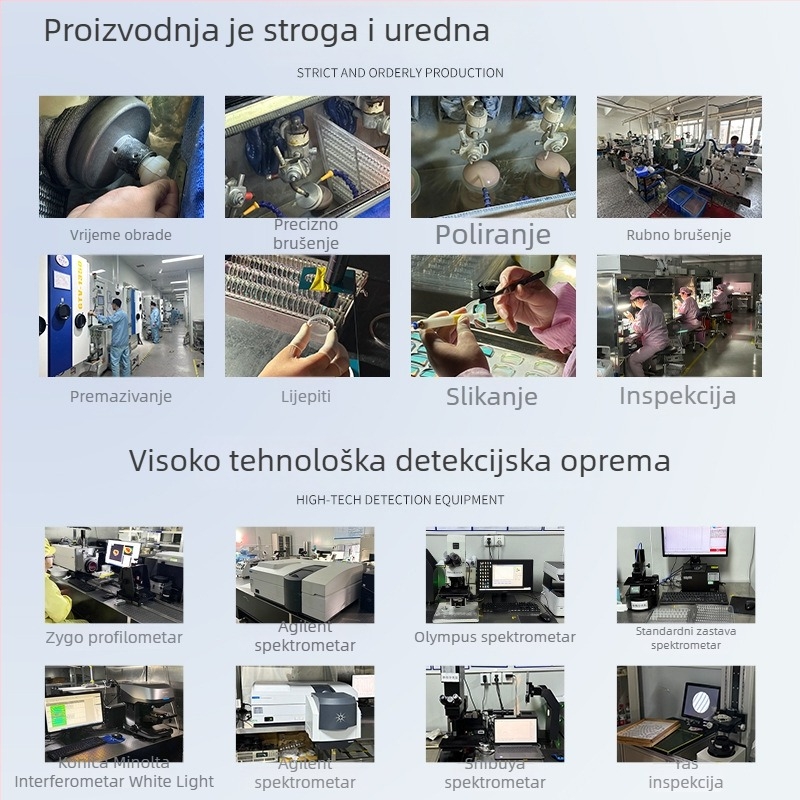 55% beam splitter za optičke instrumente, visoka preciznost, bez duhova slike, s mogućnošću vlastite marke