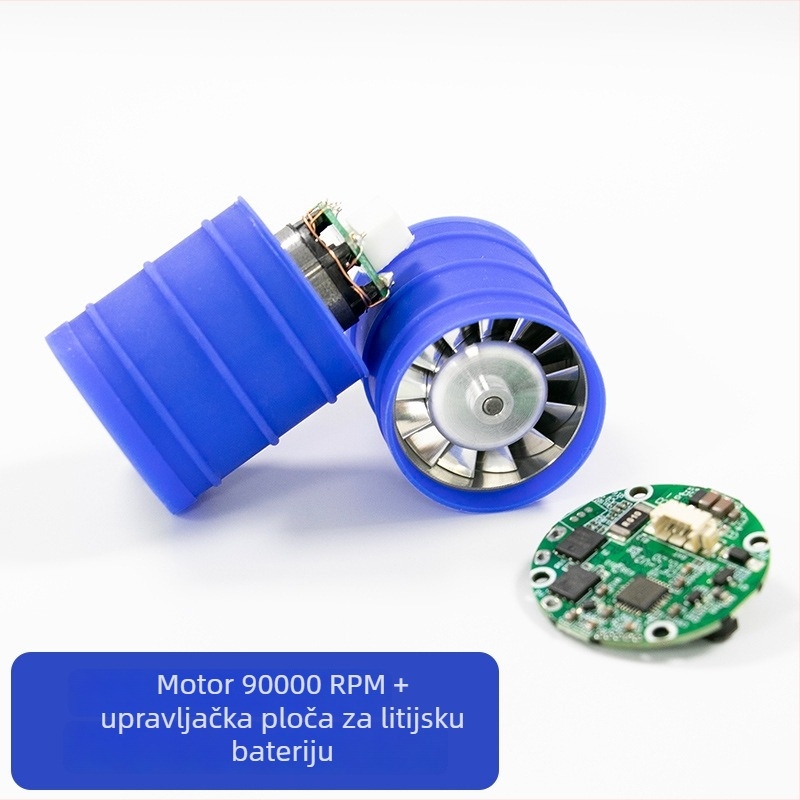 Bezčetkasti DC mikro motor visokog brzine — napon do 36V DC; pogodan za sušilo za kosu, ručne ventilatore, bezčetkasti ventilatori i viseće ventilatore