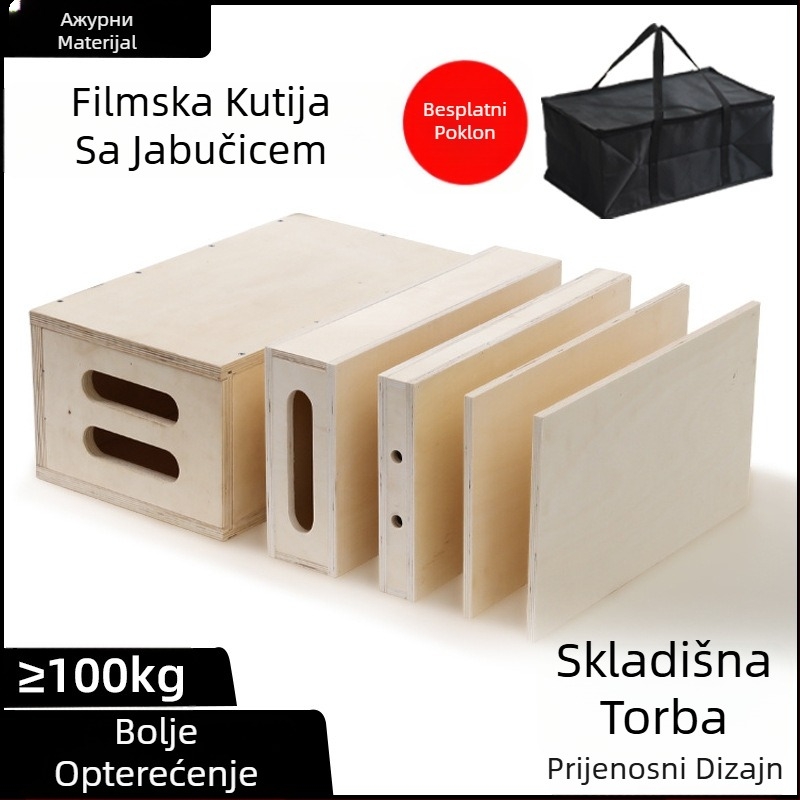 Independence višeslojna Apple Box za film i TV – od višeslojne ploče, težina 11, uključuje torbicu za pohranu
