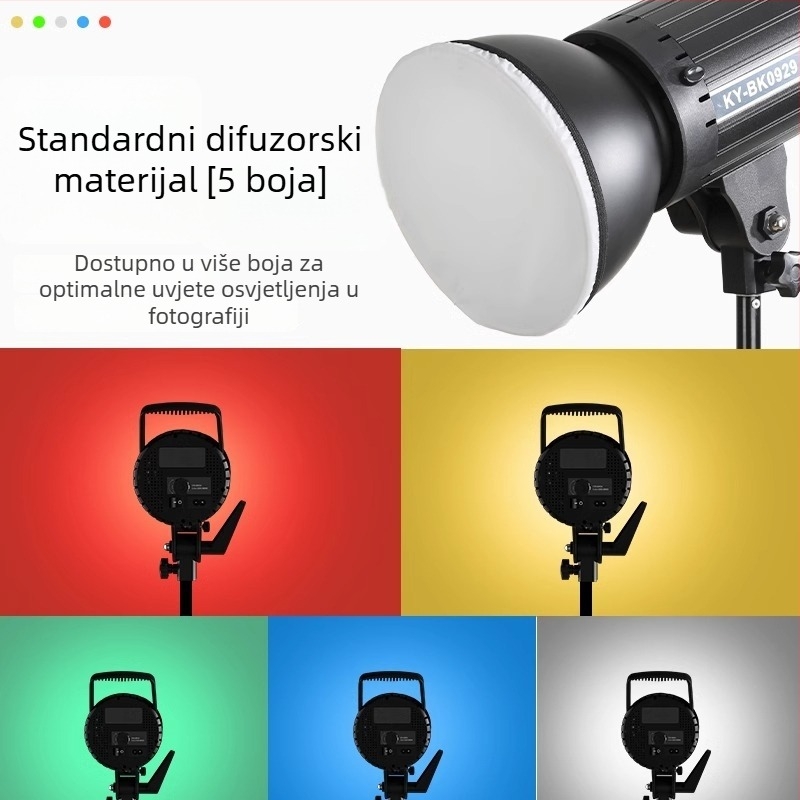 Sjenilo za bljeskalicu za fotografiju s difuzorom od poliestera i mekim osvjetljenjem