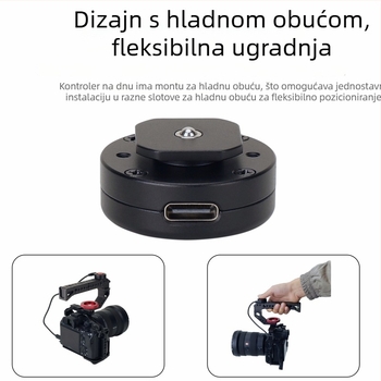Kontroler za snimanje kamere, model D10, aluminijska legura, kompatibilan s kamerama, težina 16,5 g