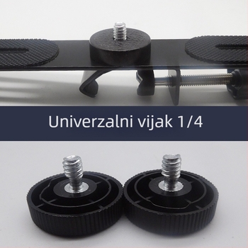 Set glava stativa od aluminijskog legura, nosivost 2–5 kg, kompatibilan sa stalkom za rasvjetu za prijenos uživo