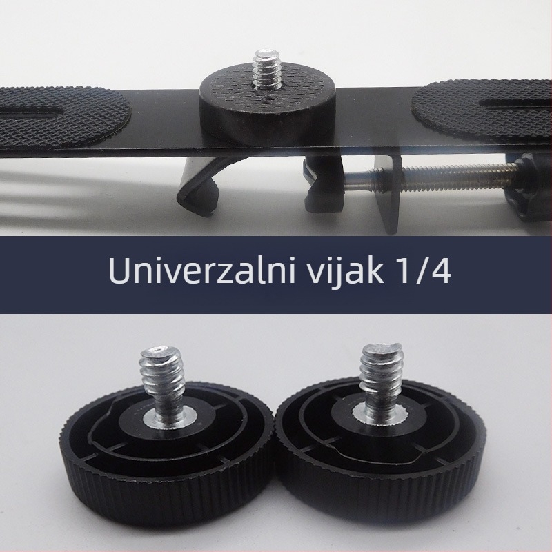 Set glava stativa od aluminijskog legura, nosivost 2–5 kg, kompatibilan sa stalkom za rasvjetu za prijenos uživo