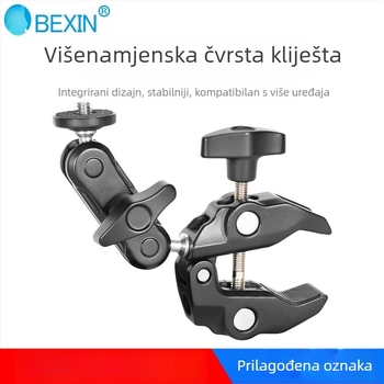 DSLR klešta s U-oblikom, aluminijska legura, model Wn-60S, dodatak za gimbal stativ, nosivost 1,5 kg