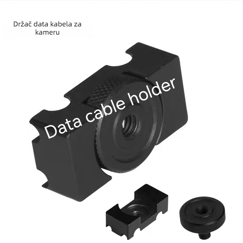 DSLR klip za kabel za Canon 5D III, 5D IV i 6D II - aluminijska legura, sigurno zaključavanje protiv vuče