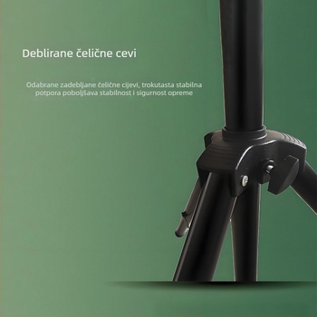 Univerzalni stalak za projektor, trokutasti podni stalak, teleskopski, sklopivi i pokretni