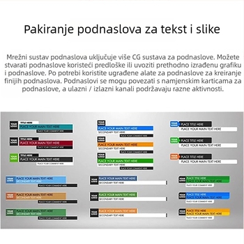 Sve-u-jednom uređaj za snimanje i prijenos uživo s inteligentnim ključenjem u sustavu Vmix, nosivost do 10 kg