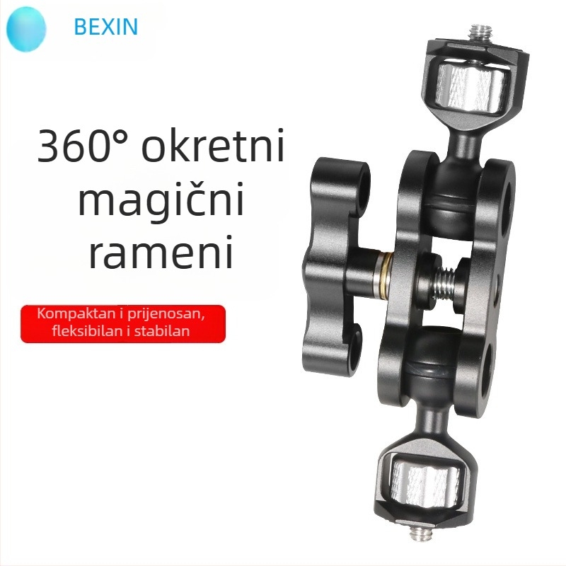 BEXIN TM-5 Univerzalni magični ram za mikrofon i monitor od aluminijske legure, višestruki kutovi, nosivost do 6 kg
