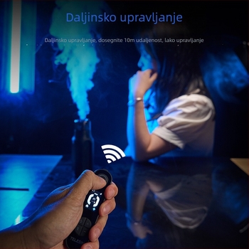Taixun TELESIN C40 Prijenosna ručna mašina za maglu za film i TV, magla od suhog leda, plastično kućište, 276 g, maksimalno opterećenje 2 kg