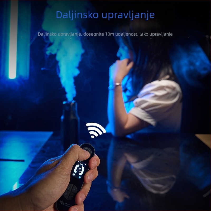 Taixun TELESIN C40 Prijenosna ručna mašina za maglu za film i TV, magla od suhog leda, plastično kućište, 276 g, maksimalno opterećenje 2 kg