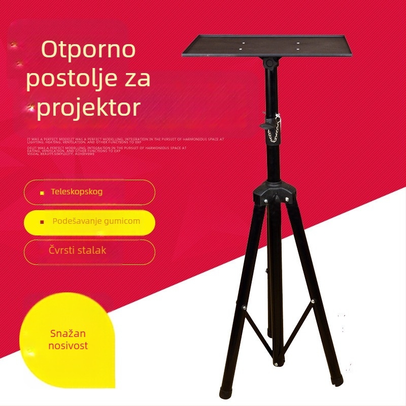 SPS-502 Audio-vizualni stalak: nosač projektora, trostruki stalak za follow spotlight, proširivi pozornica stalak, stalak za zvučnik