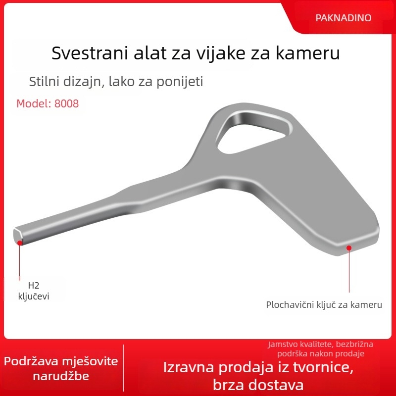 Držač za kameru Xinwenxuan 8008, aluminijska legura, nosivost do 2 kg