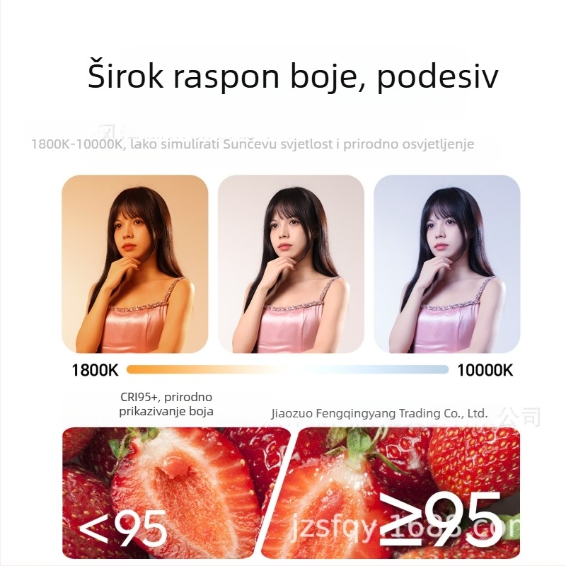 UA20C Svjetlo sa zračnom kolonom, 20W, ručno dopunavajuće svjetlo za vanjske snimke