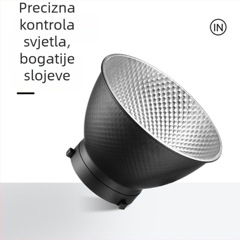 Pribor za rasvjetu za fotografiju — standardni bajonetni poklop, aluminijska legura, univerzalna kompatibilnost za snimanje, maksimalno opterećenje 2 kg, težina 0,5 kg