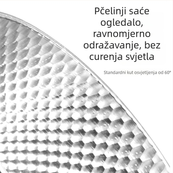 Pribor za rasvjetu za fotografiju — standardni bajonetni poklop, aluminijska legura, univerzalna kompatibilnost za snimanje, maksimalno opterećenje 2 kg, težina 0,5 kg
