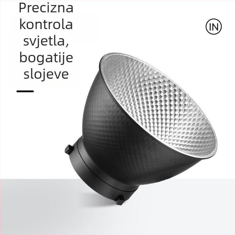 Pribor za rasvjetu za fotografiju — standardni bajonetni poklop, aluminijska legura, univerzalna kompatibilnost za snimanje, maksimalno opterećenje 2 kg, težina 0,5 kg