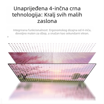 Selfie monitor P4 – stražnji magnetski selfie zaslon, kompatibilan sa 99% telefona, težina 0.0884
