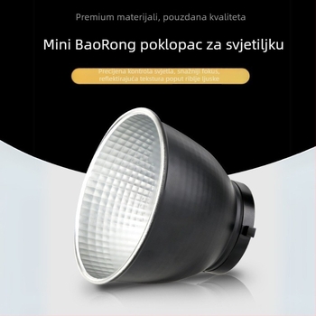 Dodatna oprema za osvjetljenje: abažur za Baorong bajonet LED lampu s COB reflektorom, metalni, mini reflektor