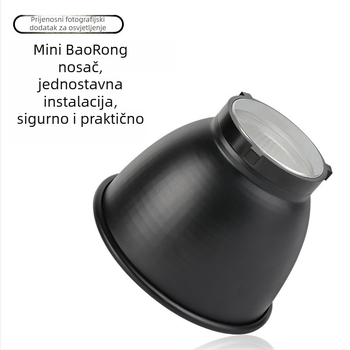 Dodatna oprema za osvjetljenje: abažur za Baorong bajonet LED lampu s COB reflektorom, metalni, mini reflektor