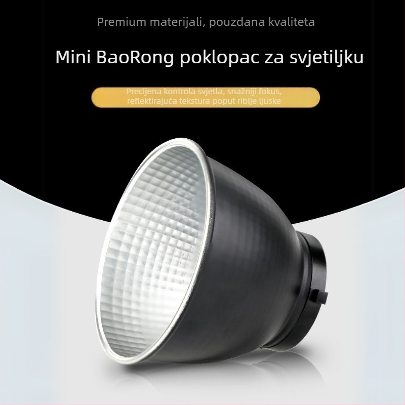 Dodatna oprema za osvjetljenje: abažur za Baorong bajonet LED lampu s COB reflektorom, metalni, mini reflektor